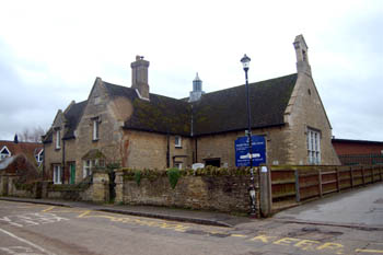 The older Harrold School buildings January 2008